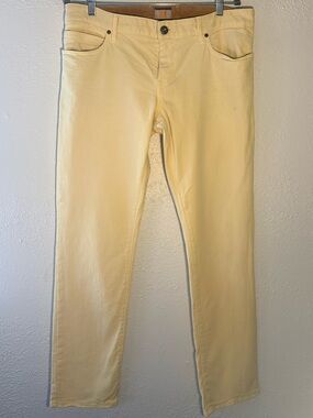 Hugo Boss Orange Label Butter Yellow Jeans Size 35/32